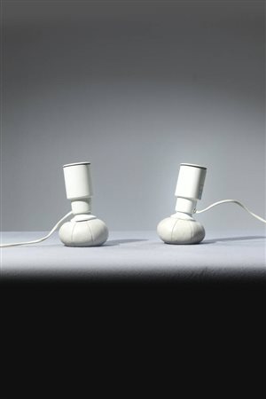 GINO SARFATTI<BR>Coppia di lampade da tavolo mod. 600P
