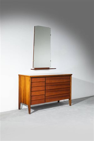 PRODUZIONE ITALIANA<BR>Cassettiera con specchio