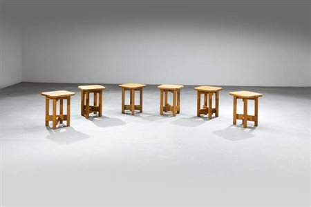 GERRIT RIETVELD<BR>Sei sgabelli