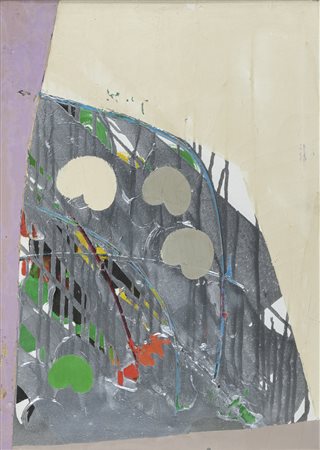 DIPINTO ASTRATTO DI SANDRO TROTTI, 1977