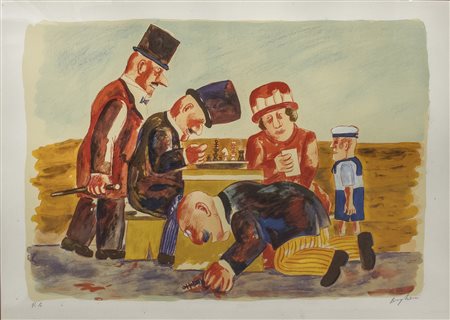 LITOGRAFIA A COLORI DI FRANZ BORGHESE