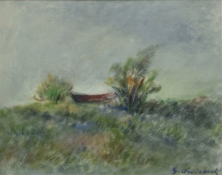 DIPINTO PAESAGGIO DI GIOVANNI OMICCIOLI