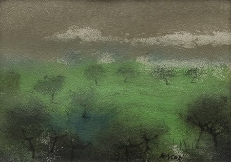 DIPINTO PAESAGGIO DI MANLIO BACOSI