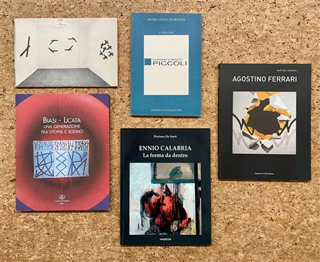 ARTE ITALIANA DEL DOPOGUERRA - Lotto unico di 5 cataloghi