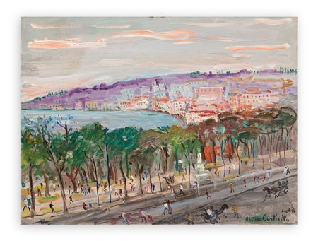 MARIO CORTIELLO (1907-1982) - La riviera, 1970