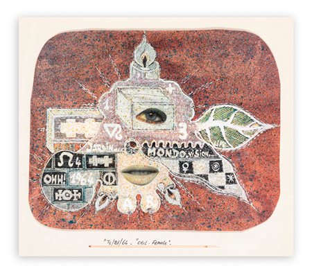 GUY HARLOFF (1933-1991) - Oeil-female, 1964