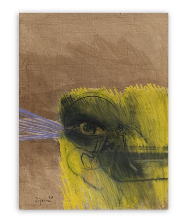 GIUSEPPE ZIGAINA (1924-2015) - Senza Titolo, 1969