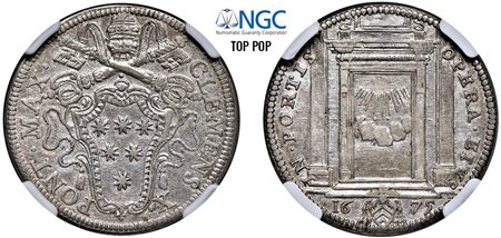 CLEMENTE X, Emilio Altieri (1670-1676) - Giulio 1675, Roma