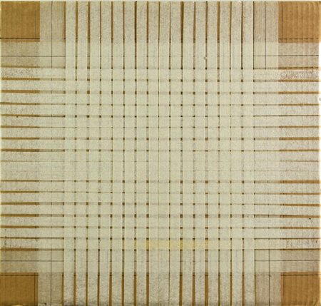 Paolo Masi SENZA TITOLO, 1975 inchiostro e nastro adesivo su cartone, cm...