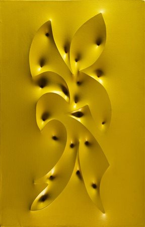 Giuseppe Amadio ABENO estroflessione su tela, cm 58,5x38,5 sul retro: firma,...