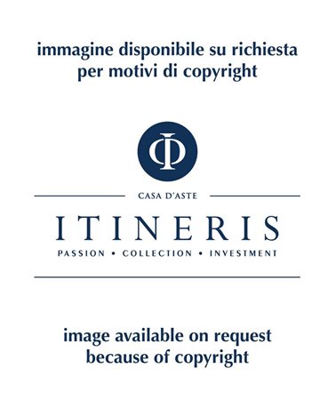 Marco Lodola RELAX smalto su carta applicata su tela di juta, cm 60x80 firma...