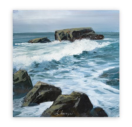 AGOSTINO CANCOGNI (1950) - Mareggiata