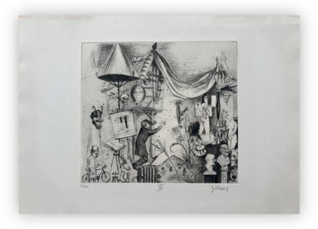 KARL HUBBUCH (1891-1979) - Senza Titolo (Faust), 1922-24/1967