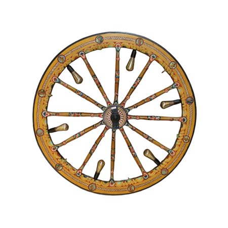 VECCHIA RUOTA DI CARRETTO