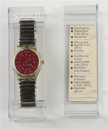 SWATCH CAVIARS, 1991 mod. KARABURUN, cod. GK135/136 anno 1991 Completo di...