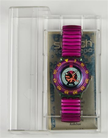 SWATCH SCUBA, 1993 mod. CHERRY DROPS, cod. SDG102 anno 1993 Completo di...