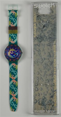 SWATCH SCUBA, 1993 mod. SAILOR'S JOY, cod. SDG100 anno 1993 Completo di...