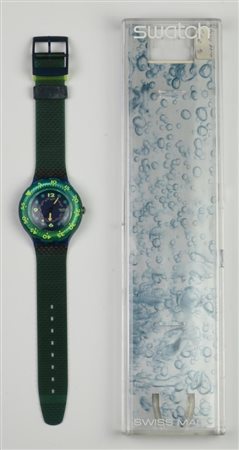 SWATCH SCUBA 200, 1991 mod. BLUE MOON, cod. SDN100 anno 1991 Completo di...