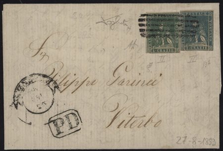  
TOSCANA - FRANCOBOLLI DUCALI USATI IN GOVERNO PROVVISORIO 
 