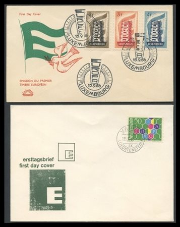  
Europoa - FDC 1956/57  
 