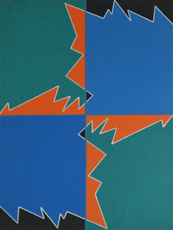 Angelo Maggia BALU, 1986 tempera su cartone, cm 53x36 sul retro: firma,...