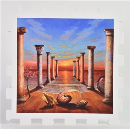 Antonio Nunziante AMOR SUPRA OMNIA stampa UV su FX high quality bianco, cm...