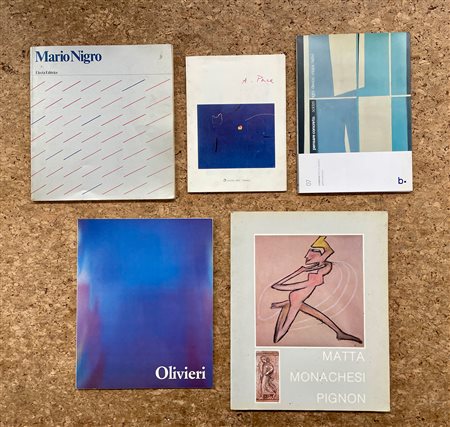 ARTE ITALIANA DEL DOPOGUERRA - Lotto unico di 5 cataloghi