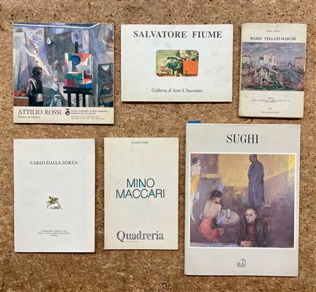 ARTE ITALIANA DEL DOPOGUERRA - Lotto unico di 6 cataloghi