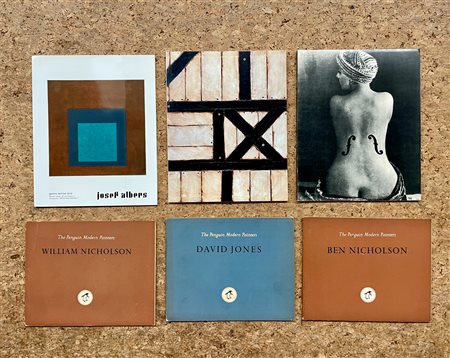 ARTISTI INTERNAZIONALI DEL DOPOGUERRA - Lotto unico di 6 cataloghi