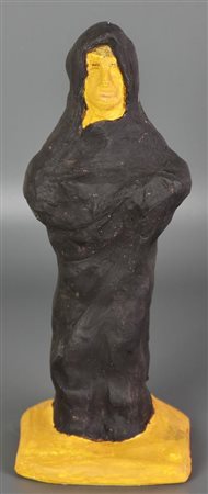 Claudio Parigi INVERNO, 2020 scultura in gesso colorato, cm 20x8x5 sotto la...