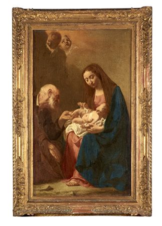 Ambito di Giovanni Battista Piazzetta (1683 - 1754)

"Sacra Famiglia"
olio su t