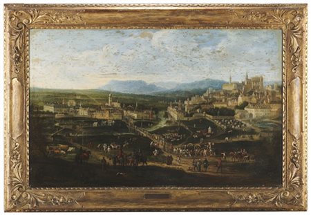 Maestro del nord Europa del secolo XVIII

"Paesaggi con vedute, figure e città