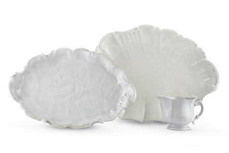 Manifattura di Ginori, Doccia, secolo XVIII. Lotto composto da due diverse mare