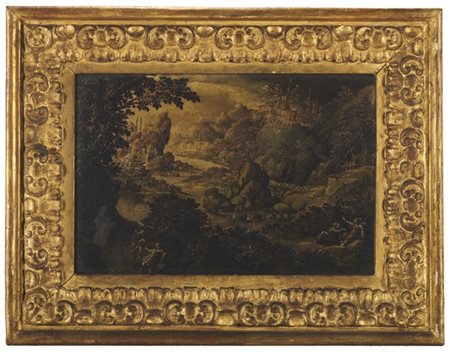 Scuola del nord Europa del secolo XVIII

Coppia di dipinti ad olio su rame raff