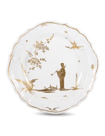 Manifattura di Felice Clerici o Pasquale Rubati, Milano 1760-1780. Piatto fondo