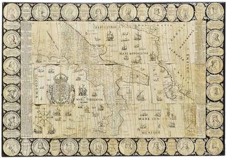 Arte del secolo XVI-XVII. Piano in legno ebanizzato lastronato in avorio pirogr