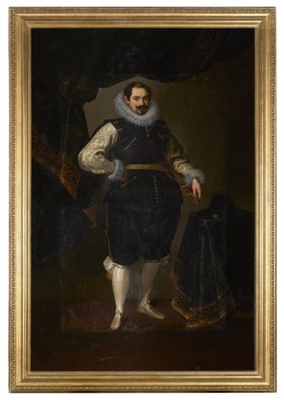 Scuola genovese del secolo XVII

"Ritratto di gentiluomo"
olio su tela (cm 280x