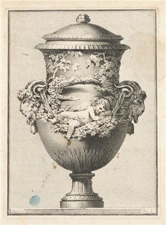 Lotto composto da tre disegni di Mariano Nicolini (Piacenza 1756-1781) raffigur