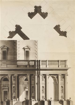 Artista dell'inizio del secolo XIX

"Studio architettonico"
penna e inchiostro