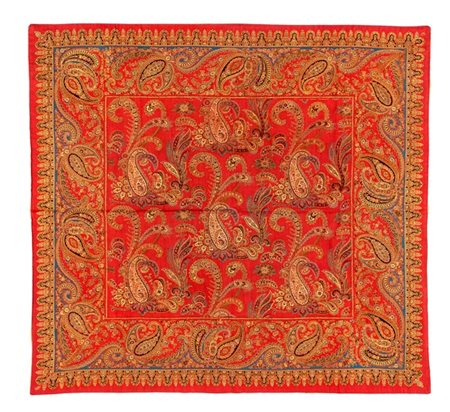 Tessuto stampato ''Adrianople'', Provenza, Francia, prima metà secolo XIX. Tess