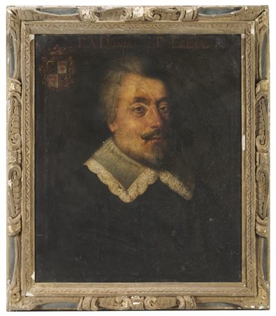 Scuola del secolo XVII

"Ritratto virile"
olio su tela (cm 68x57)
iscritto in a