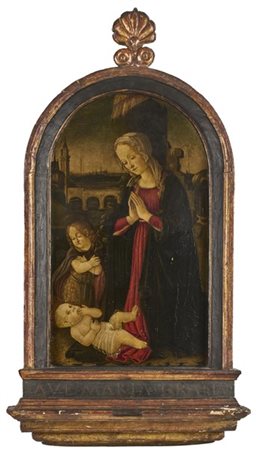 Ignoto

"Madonna con Bambino e San Giovannino con paesaggio sullo sfondo"
olio