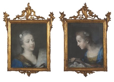 Scuola veneta del secolo XVIII

"Ritratto di dama con spartito musicale" e "Dam