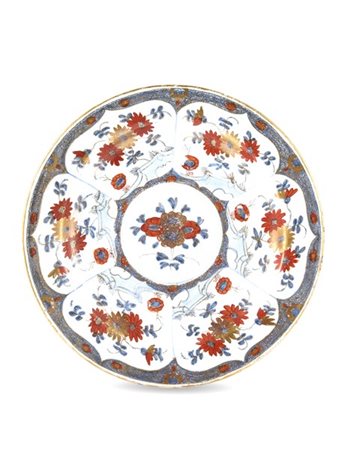 Manifattura di Pasquale Rubati, Milano 1770-1780. Piatto tondo in maiolica con