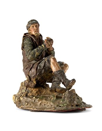 Arte siciliana della fine del secolo XVII - inizio secolo XVIII. "Popolano" scu