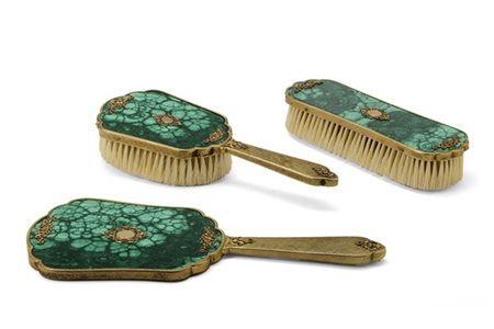 Argenteria Mazzetti, Milano, 1940 ca. Parte di servizio da toilette composto da