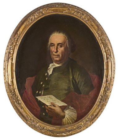 Scuola veneta del secolo XVIII

"Ritratto di Giacomo Ruffoni"
olio su tela oval
