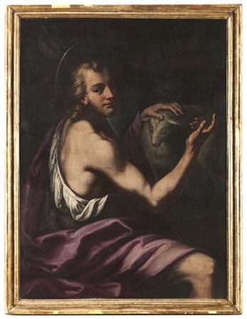 Maestro emiliano del secolo XVII

"San Giovanni Battista"
olio su tela (cm 119x