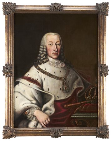 Scuola del secolo XVIII

"Ritratto del re Vittorio Amedeo III di Savoia"
olio s