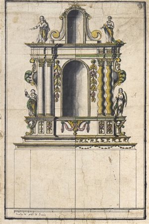 Lotto composto da diversi studi architettonici di epoche e autori differenti
te